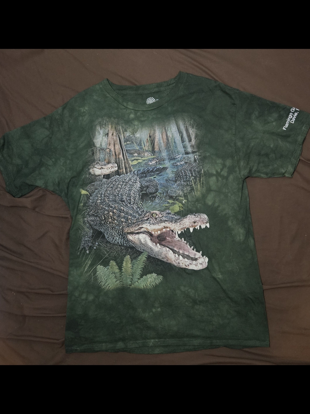 The Mountain Green Alligator Short Sleeve Graphic Tee